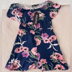 NWT Boohoo Floral Romper